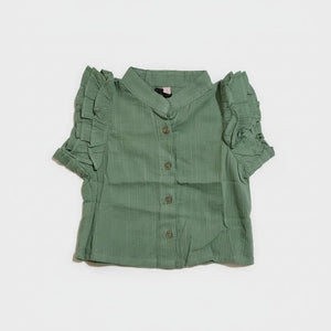 Girls Sage Blouse & Tulle Bow Skirt | Sold Separately - cottyland.com.au