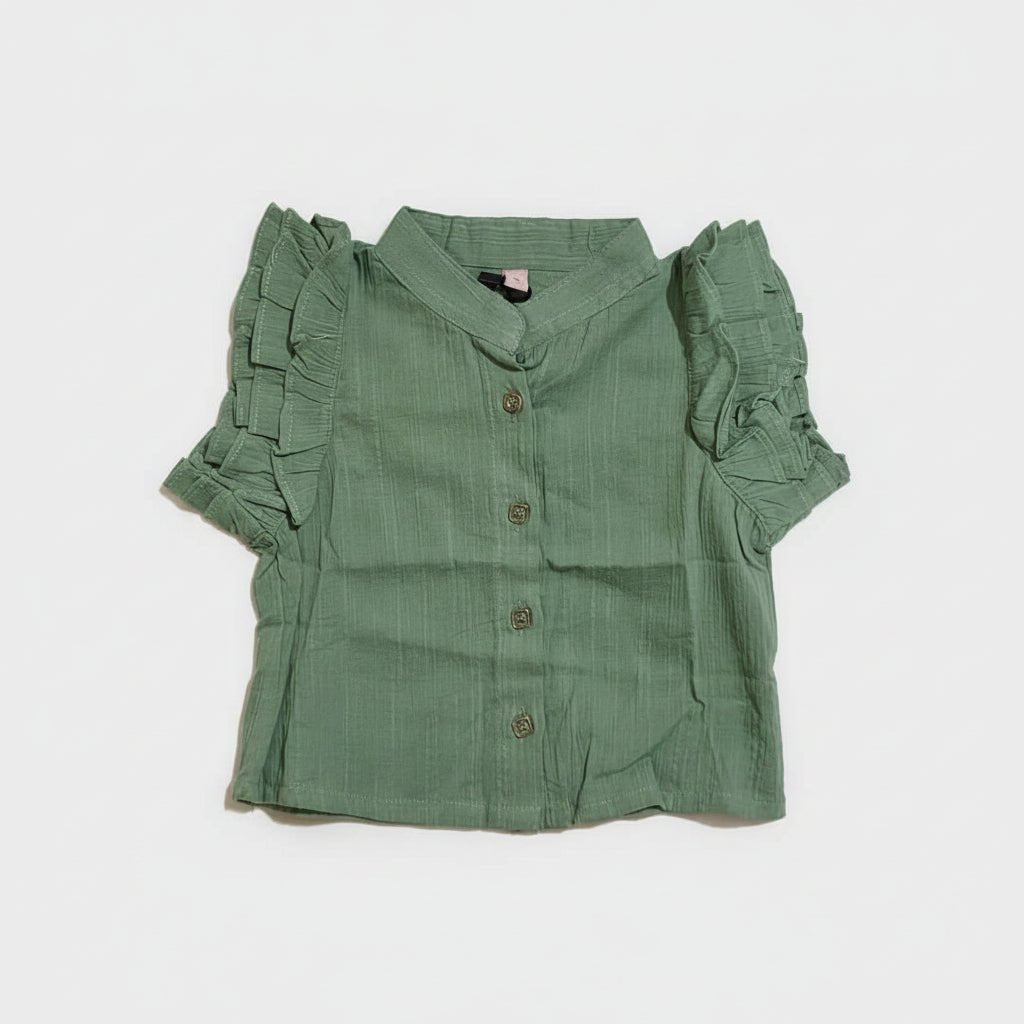 Girls Sage Blouse & Tulle Bow Skirt | Sold Separately - cottyland.com.au
